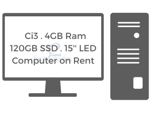 Core i3 . 3rd Gen . 4GB Ram . 120GB SSD .  15" LED