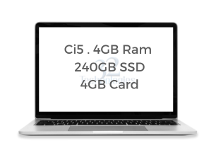 Core i5 . 4th Gen . 4GB Ram . 240GB SSD